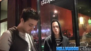 Hot and naughty twinks in real life at a pub in the city